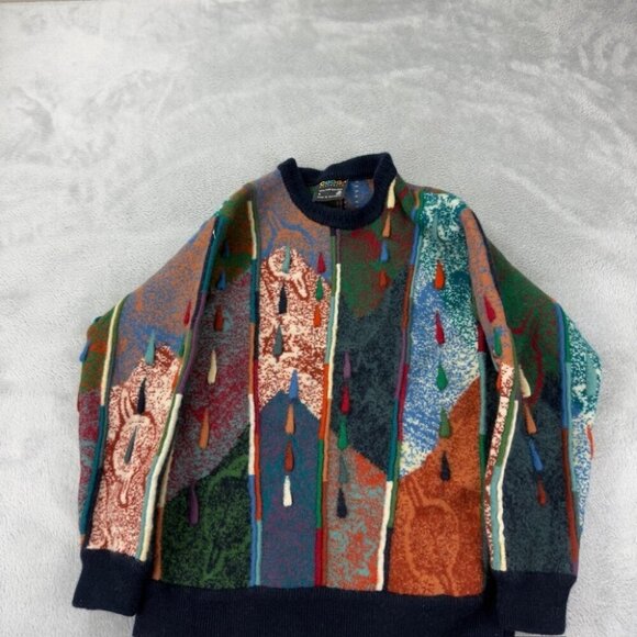 Coogi Women's Multicolor Knit Sweater Wool XS - Picture 1 of 12